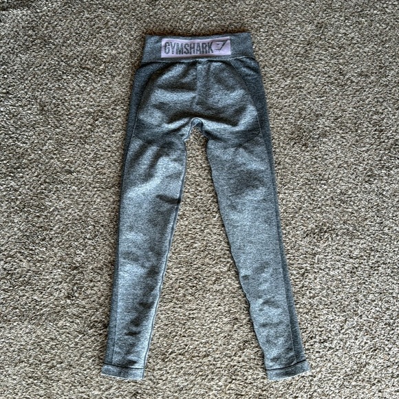 Gymshark Women’s S High‎ Rise Flex Leggings in Grey/Pink - Picture 3 of 6